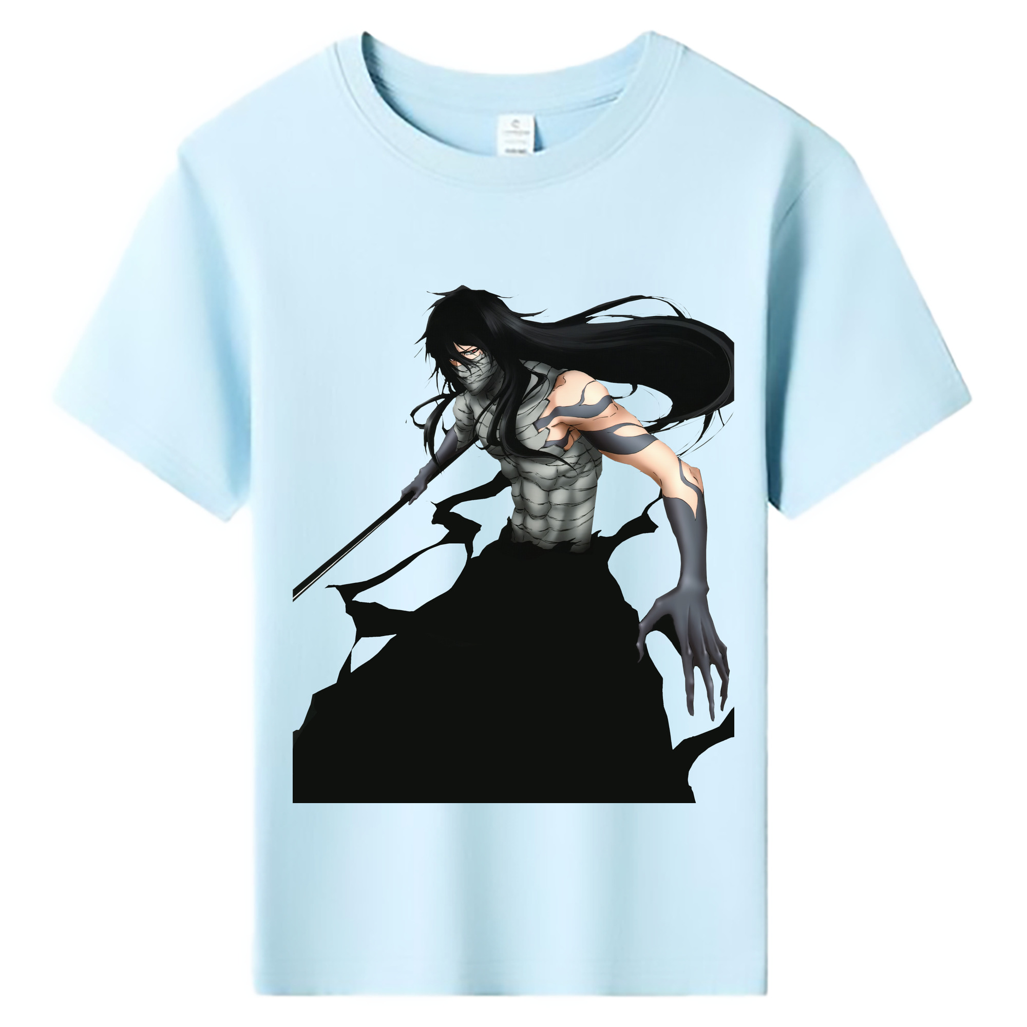 （画像用） ブリーチ 黒崎一護（くろさき いちご）BLEACH Kurosaki Ichigo 綿100％キッズTシャツ（フロントプリント）